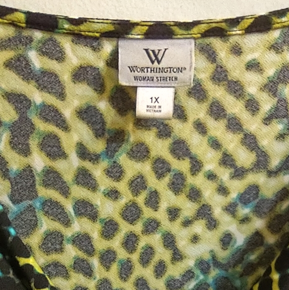 Draping Scoop Neck Sleeveless Worthington Women's Top - Picture 6 of 12